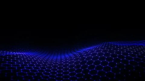 Abstract Hexagonal Background Illustrazione stock