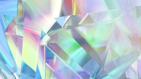 Abstract hexagonal background template in vibrant colors for presentation Stock Illustration