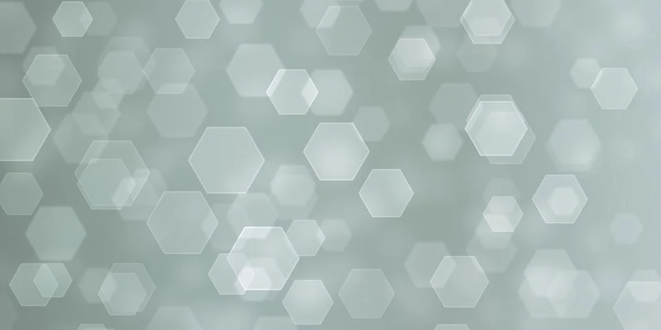Abstract hexagonal bokeh background 스톡 일러스트