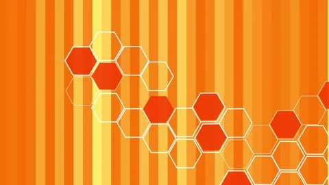 Abstract hexagonal geometric background animation Stock-Footage 329200660
