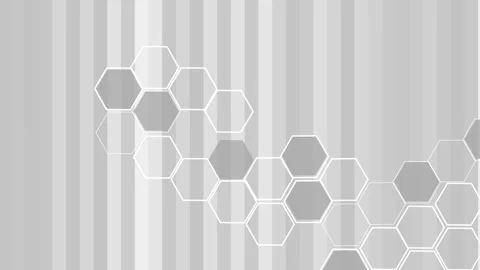 Abstract hexagonal geometric background animation Stock Footage 329200669