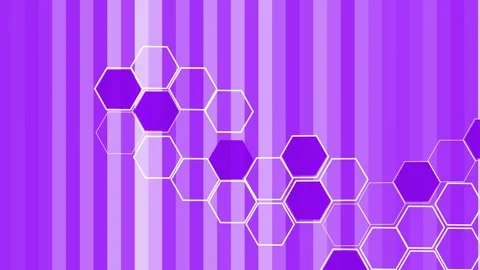 Abstract hexagonal geometric background animation Stock Footage 329200696