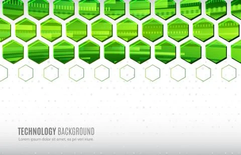 Abstract hexagonal geometric background. Business presentation for web design Stock-Illustration