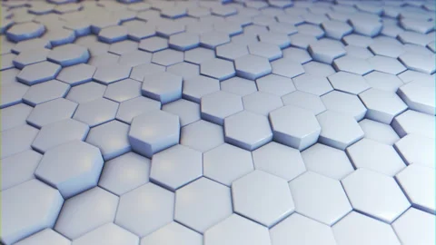 Abstract hexagonal geometric background Stock Footage 164331326