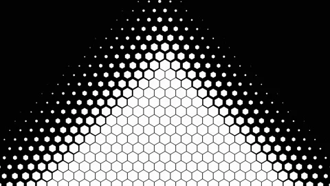Abstract hexagonal geometric background Stock Footage 165682602