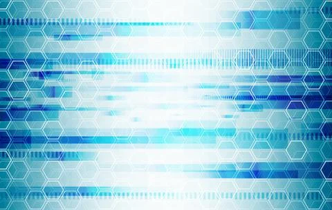 Abstract hexagonal geometric background. Illustrazione stock