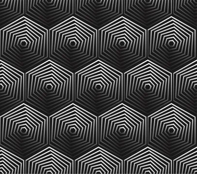 Abstract hexagonal geometric pattern background イラスト素材