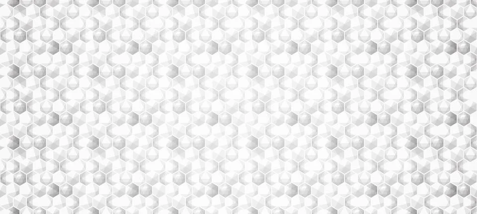 Abstract hexagonal geometric pattern background Stock Illustration