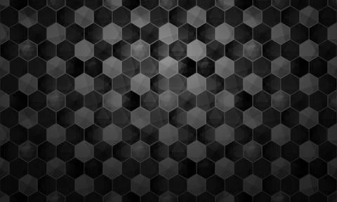Abstract hexagonal geometric pattern background Stock Illustration
