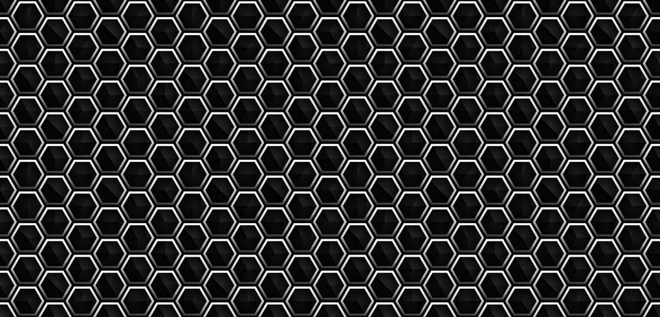 Abstract hexagonal geometric pattern background イラスト素材