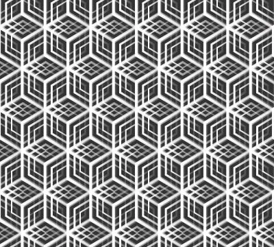 Abstract hexagonal geometric pattern background Illustrazione stock