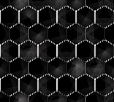 Abstract hexagonal geometric pattern background イラスト素材