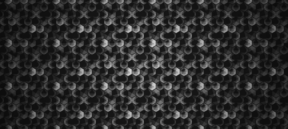 Abstract hexagonal geometric pattern background Illustrazione stock