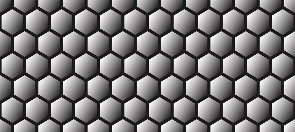 Abstract hexagonal geometric pattern background Stockillustratie