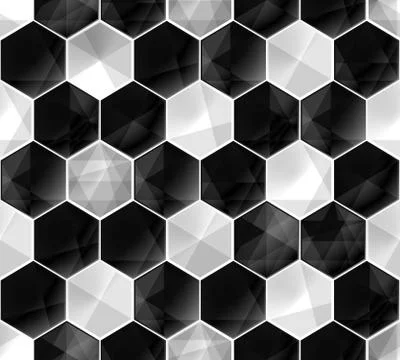 Abstract hexagonal geometric pattern background Stockillustratie
