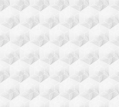 Abstract hexagonal geometric pattern background イラスト素材