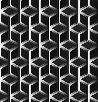 Abstract hexagonal geometric pattern background Stockillustratie
