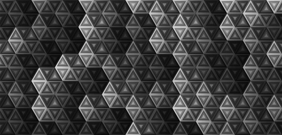 Abstract hexagonal geometric pattern background Stock Illustration