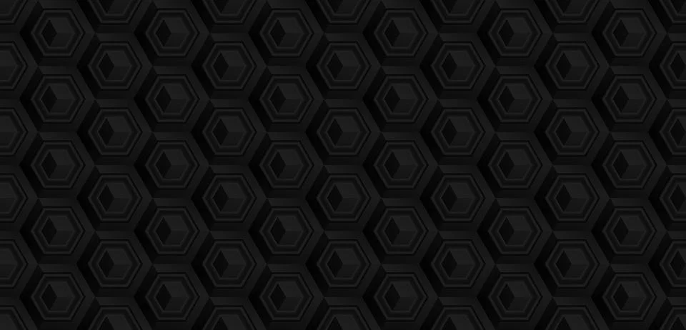 Abstract hexagonal geometric pattern background Stock Illustration