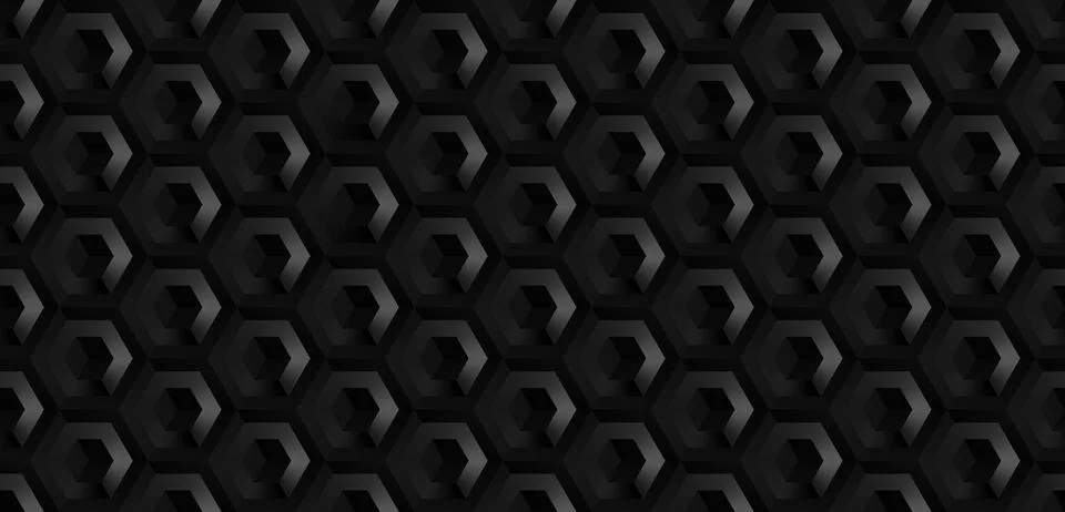 Abstract hexagonal geometric pattern background Stock Illustration