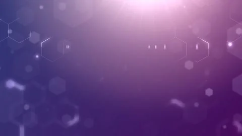 Abstract Hexagonal Geometric Pattern in a Purple Gradient Light 스톡 동영상 341922236