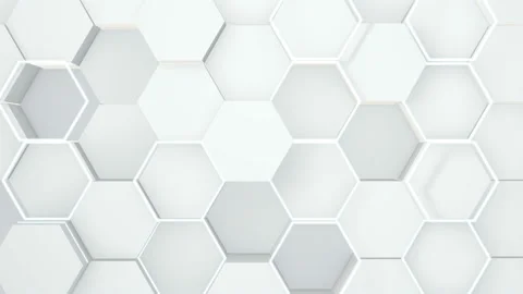 Abstract hexagonal geometric surface. Stock Footage 97567719