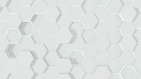 Abstract hexagonal geometric surface. Stock Footage 97588405