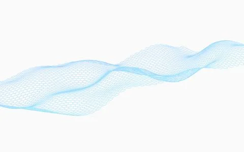 Abstract hexagonal grid background, 3d rendering. Stock Illustration