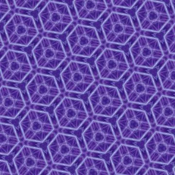 Abstract hexagonal kaleidoscope background texture Stock Illustration