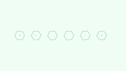Abstract hexagonal pattern background template for modern geometric design .. Stock Footage 336837103