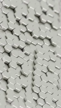 Abstract Hexagonal Pattern with Colorful Highlights on a Light Background.. イラスト素材