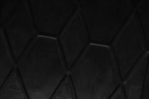 Abstract Hexagonal Pattern with Dark Geometric Textures for Modern Design Stock Photos