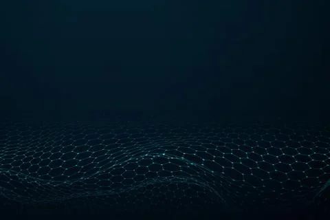 Abstract hexagonal pattern design of technology futuristic artwork background Stock Illustration