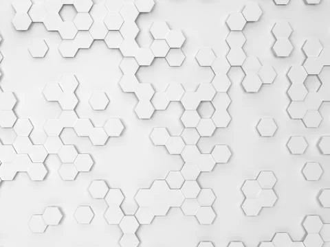 Abstract hexagonal pattern Stock Illustration