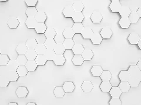 Abstract hexagonal pattern Stock-Illustration