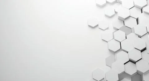 Abstract hexagonal pattern Stock Illustration