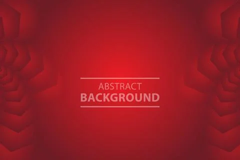 Abstract hexagonal red background. Abstract red hexagons design background. Stock Illustration