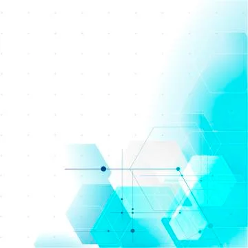 Abstract Hexagonal structures Stock-Illustration