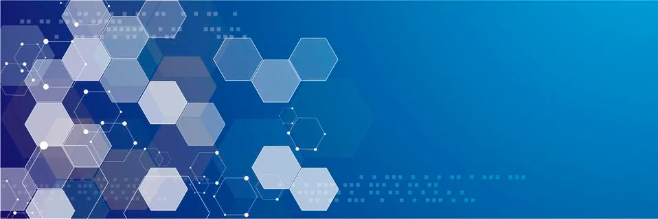 Abstract hexagonal structures Stock-Illustration