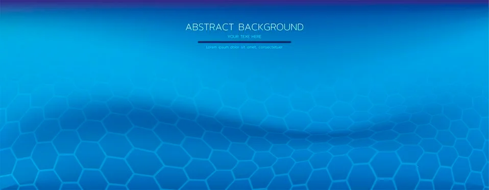 Abstract hexagonal wave background vector Stock Illustration