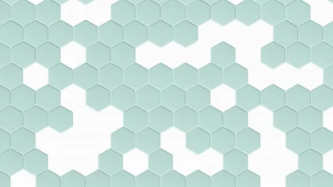 Abstract hexagons animation Stock Footage 148936522