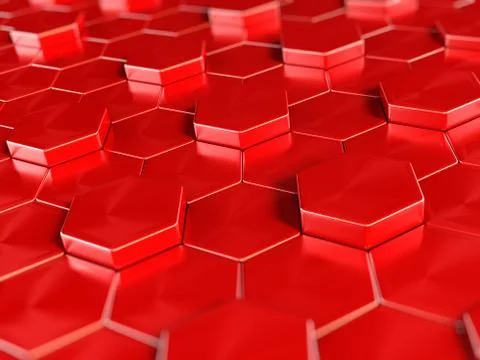 Abstract hexagons background Stock Illustration