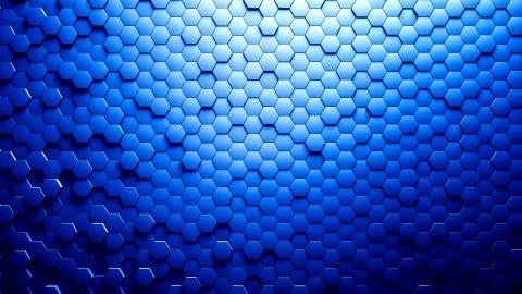 Abstract Hexagons Background Stock Illustration