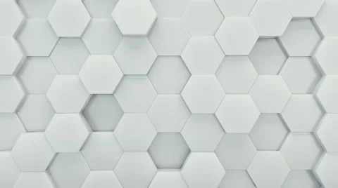 Abstract Hexagons Background Random Motion, 3d Loopable Animation 4k Vidéo 66541998