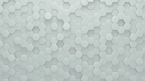 Abstract Hexagons Background Random Motion, 3d Loopable Animation 4k Stock Footage 68368774