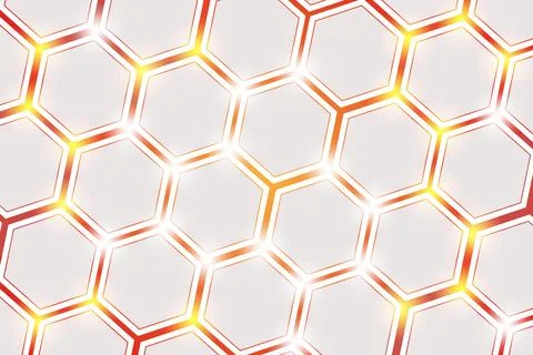 Abstract hexagons pattern modern background Stock Illustration
