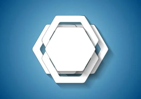 Abstract hexagons vector template Abstract hexagons template. Vector backg... 写真素材