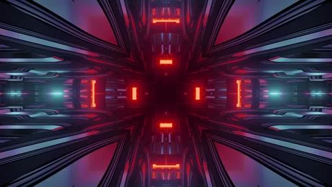 Abstract hi tech background 3d illustration Illustrazione stock