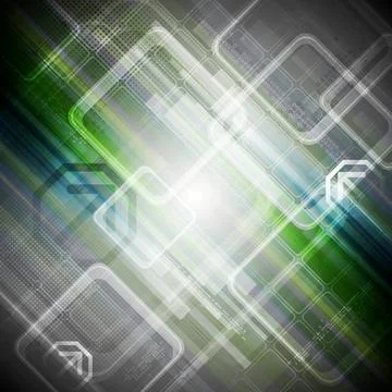 Abstract hi-tech background Abstract hi-tech background with arrows Copyri... Stock Photos