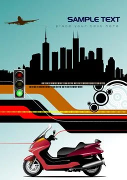 Abstract hi-tech background. Vector illustration Stock Illustration